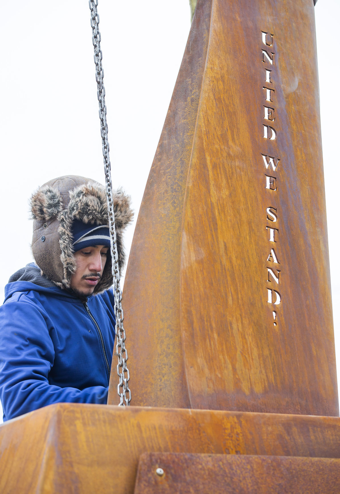 Greenway statue installation (copy)